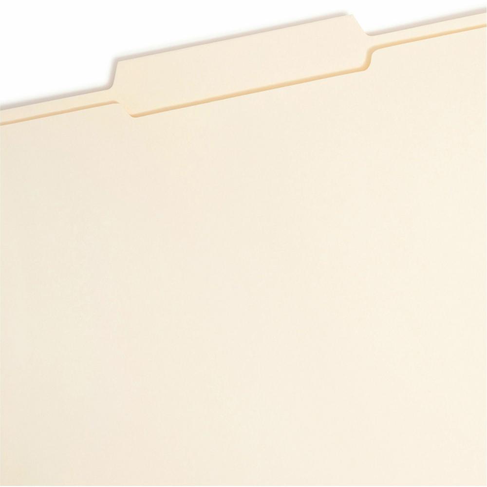 Smead 2/5 Tab Cut Letter Recycled Fastener Folder - 8 1/2" x 11" - 3/4" Expansion - 2 x 2K Fastener(s) - 2" Fastener Capacity for Folder - Top Tab Location - Right of Center Tab Position - Manila - Ma. Picture 9
