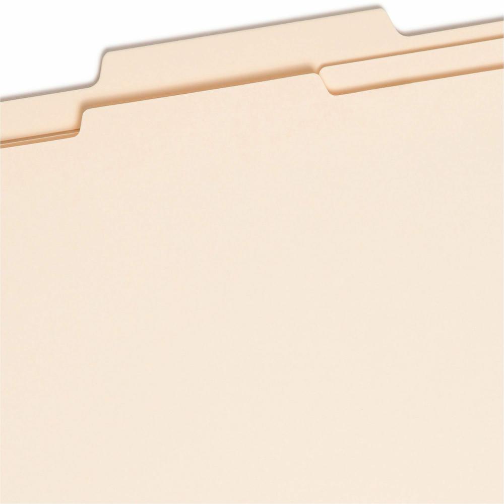 Smead 2/5 Tab Cut Legal Recycled Classification Folder - 8 1/2" x 14" - 2" Expansion - 2 x 2B Fastener(s) - 2" Fastener Capacity for Folder - Top Tab Location - Right of Center Tab Position - 2 Divide. Picture 5