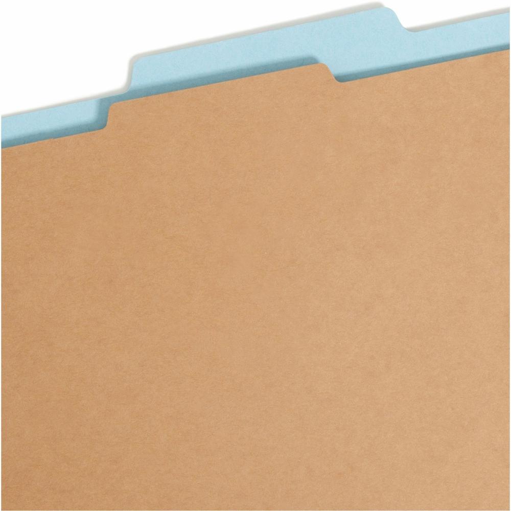 Smead 2/5 Tab Cut Letter Recycled Hanging Folder - 8 1/2" x 11" - 2" Expansion - 2 x 2S Fastener(s) - 1" Fastener Capacity for Folder - Top Tab Location - Right of Center Tab Position - 1 Divider(s) -. Picture 9