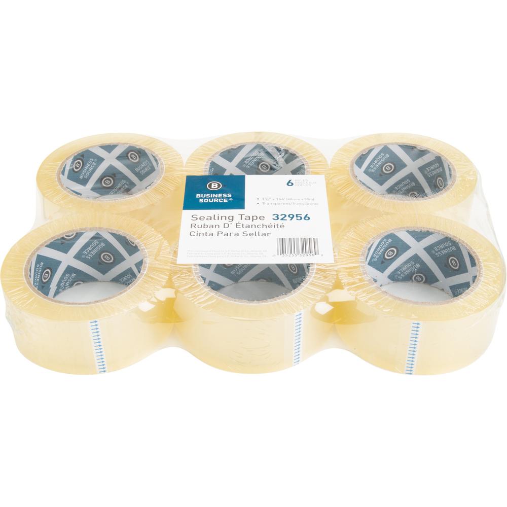 Business Source Heavy-duty Packaging Tape - 54.67 yd Length x 1.88" Width - 3" Core - Pressure-sensitive Poly - 3.54 mil - Rubber Backing - Tear Resistant, Split Resistant, Breakage Resistance - For P. Picture 4