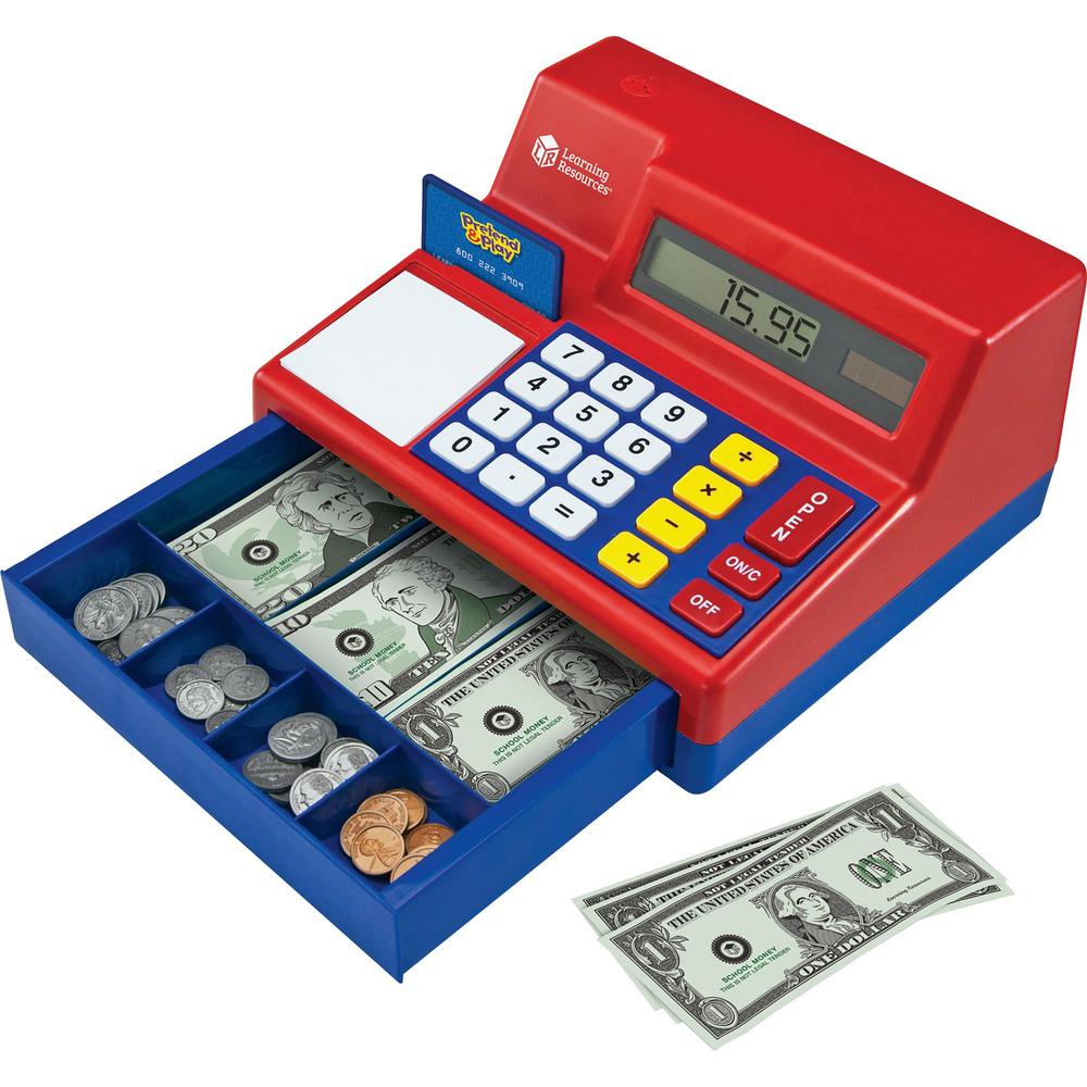 Pretend & Play Pretend Calculator/Cash Register - Theme/Subject: Learning - Skill Learning: Imagination, Money, Mathematics - 3-8 Year. Picture 9
