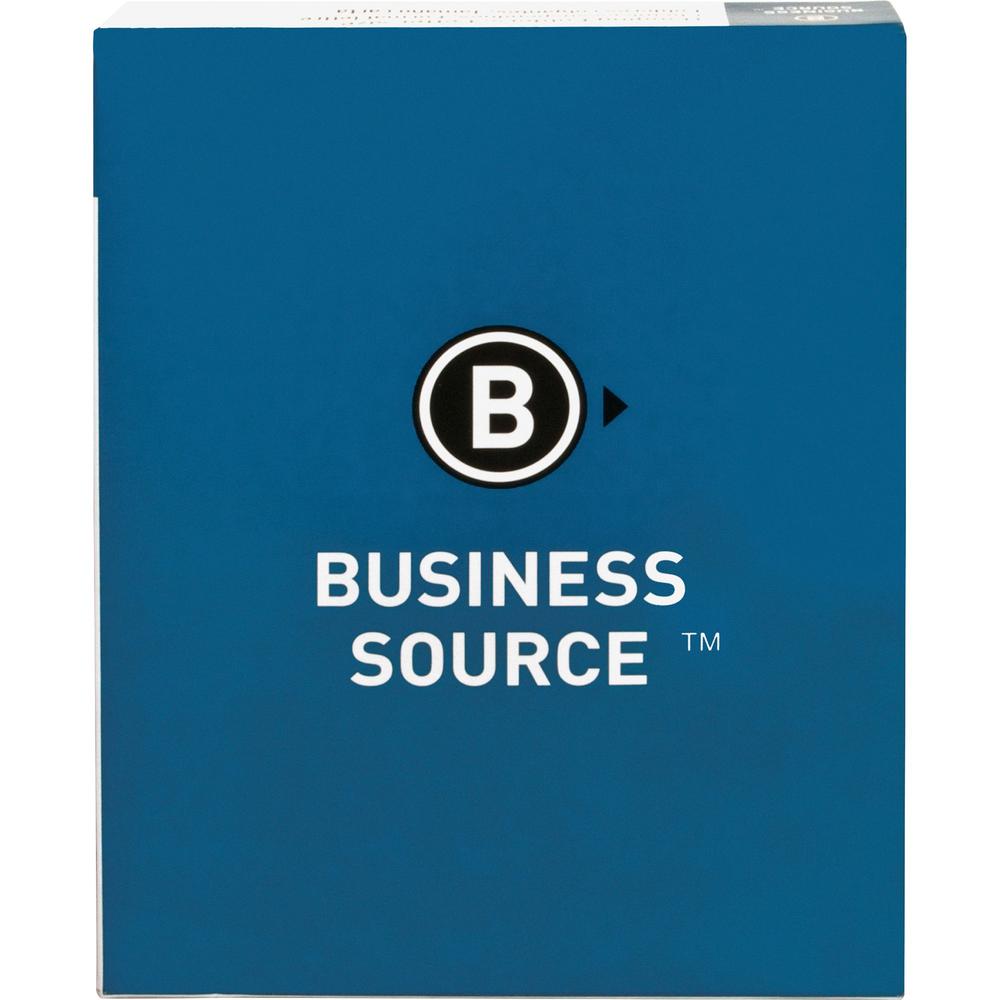 Business Source 1/5 Tab Cut Letter Recycled Hanging Folder - 8 1/2" x 11" - Green - 100% Recycled - 25 / Box. Picture 3