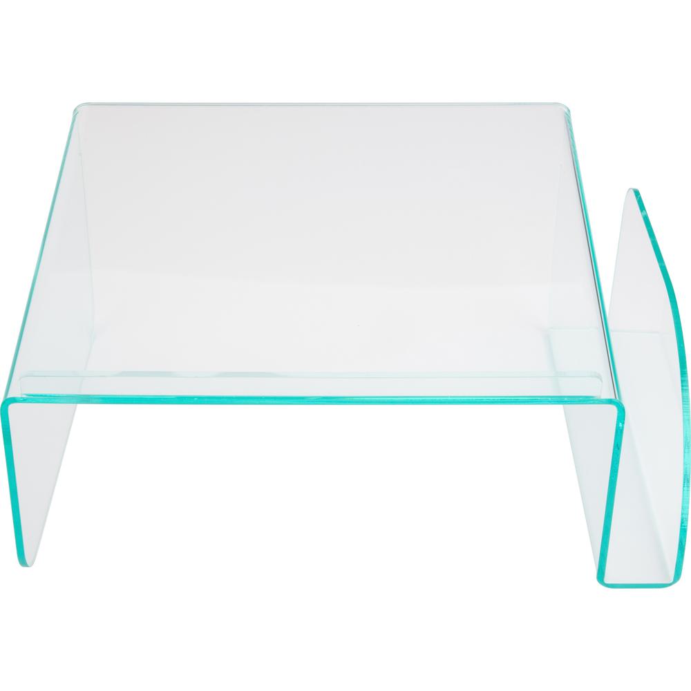 Lorell Acrylic Phone Stand - 5.5" Height x 11" Width x 10" Depth - Acrylic - Clear, Green. Picture 9
