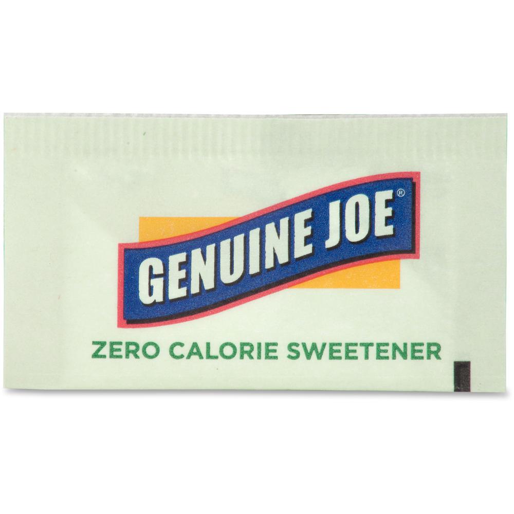 Genuine Joe Stevia Natural Sweetener Packets - 0 lb (0 oz) - Natural Sweetener - 200/Box. Picture 6