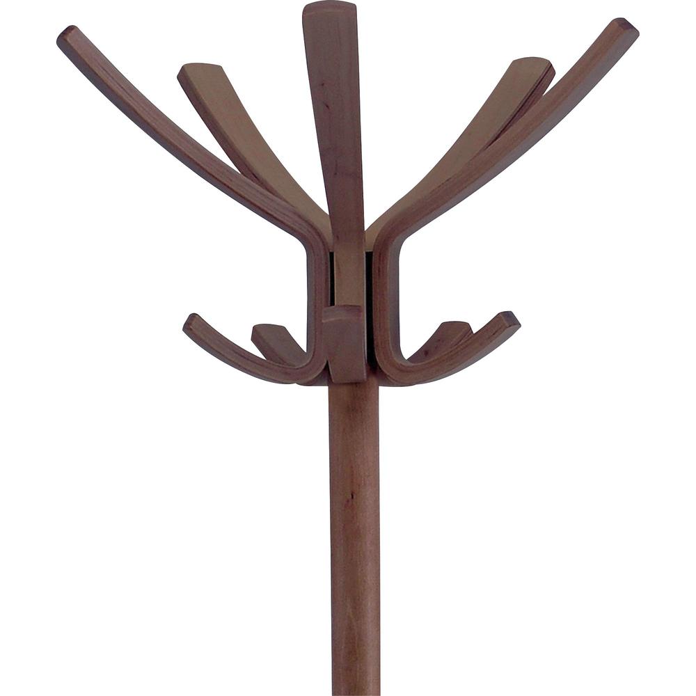 Alba High-capacity Wood Coat Stand - 5 Hooks - for Coat - Wood - 1 Each. Picture 3