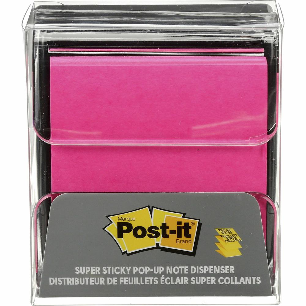 Post-it&reg; Note Dispenser - 3" x 3" Note - 100 Note Capacity - Clear, Translucent. Picture 8