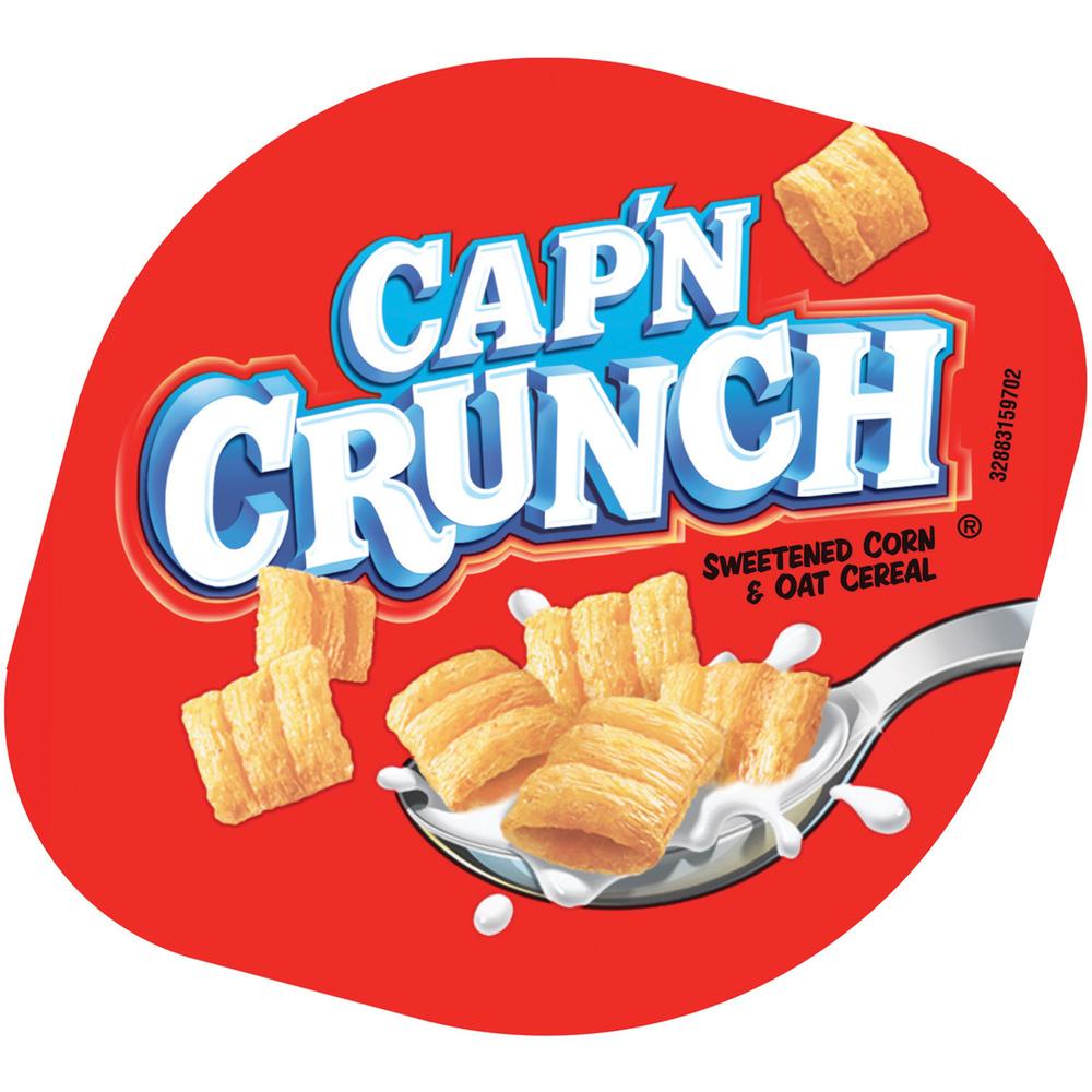 Quaker Oats Cap'N Crunch Corn/Oat Cereal Bowl - Corn, Oat - Bowl - 1.51 oz - 12 / Carton. Picture 5