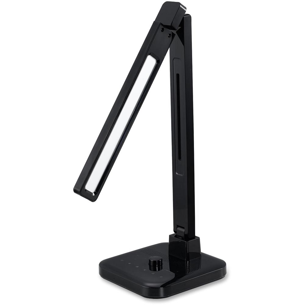 Lorell Smart LED Desk Lamp - Black - Desk Mountable - for Desk, Table. Picture 5