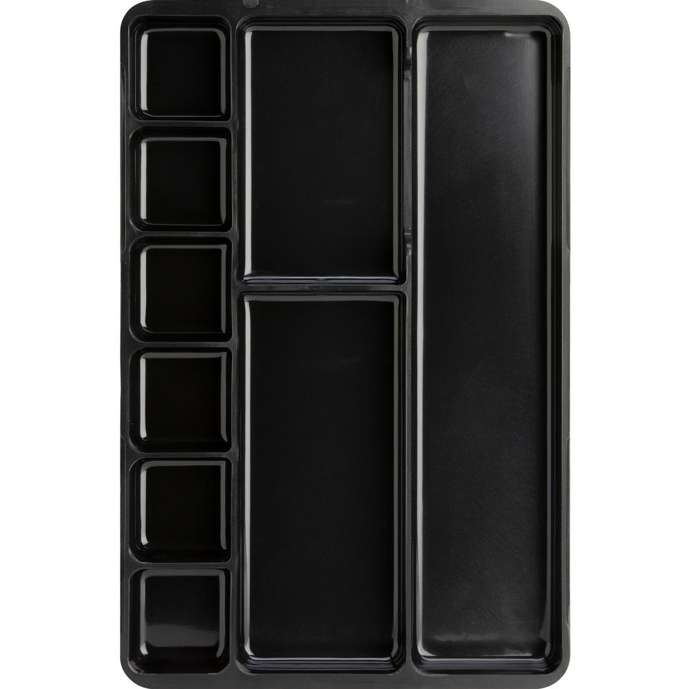 Lorell 9-compartment Drawer Tray Organizer - 9 Compartment(s) - 1.3" Height x 14" Width x 9.4" Depth - 1 Each. Picture 10