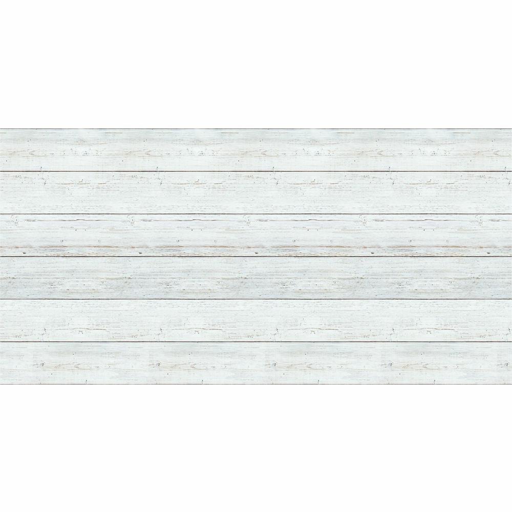 Fadeless Shiplap Design Board Art Paper - Fun and Learning, Classroom, Bulletin Board, Display, Craft, Art, Table Skirting, Decoration - 48"Height x 2"Width x 50 ftLength - 1 / Roll - Assorted. Picture 3