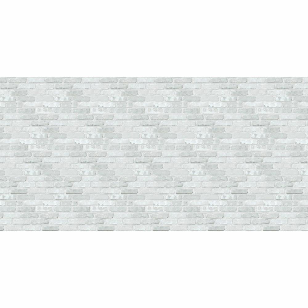 Fadeless Designs Paper Roll - Art Project, Craft Project, Bulletin Board, School, Office, Home - 48"Width x 50"Length - 1 / Roll - White, Gray. Picture 3
