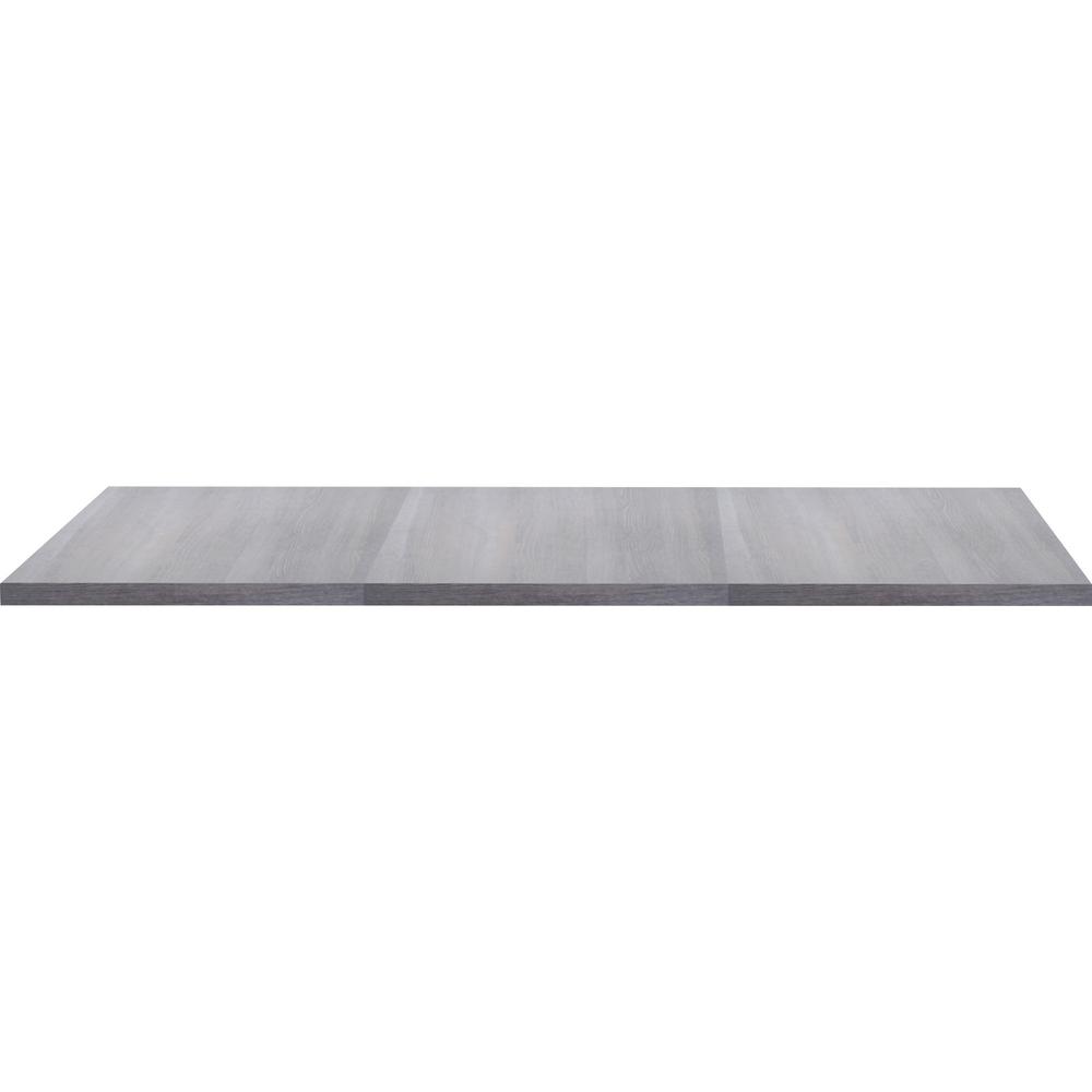 Lorell Revelance Conference Rectangular Tabletop - 59.9" x 47.3" x 1" x 1" - Material: Laminate - Finish: Weathered Charcoal. Picture 4