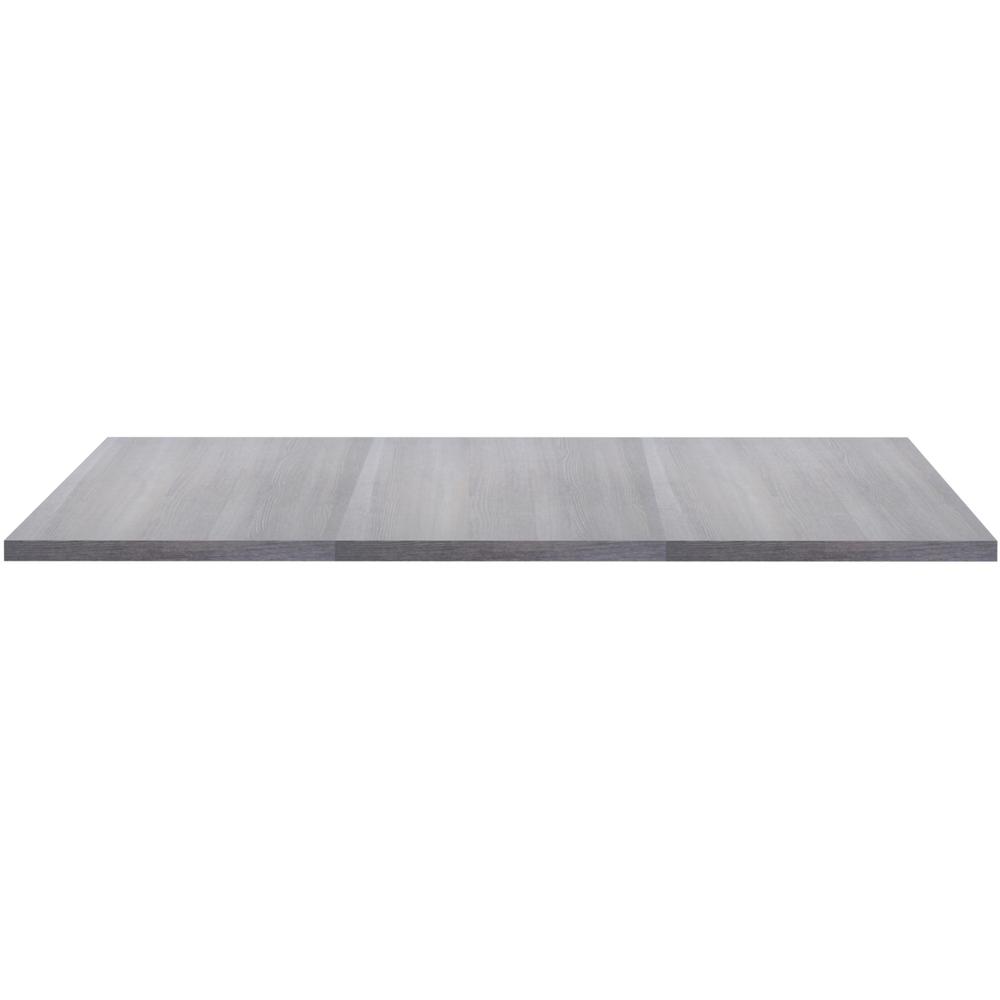Lorell Revelance Conference Rectangular Tabletop - 71.6" x 47.3" x 1" x 1" - Material: Laminate - Finish: Weathered Charcoal. Picture 8