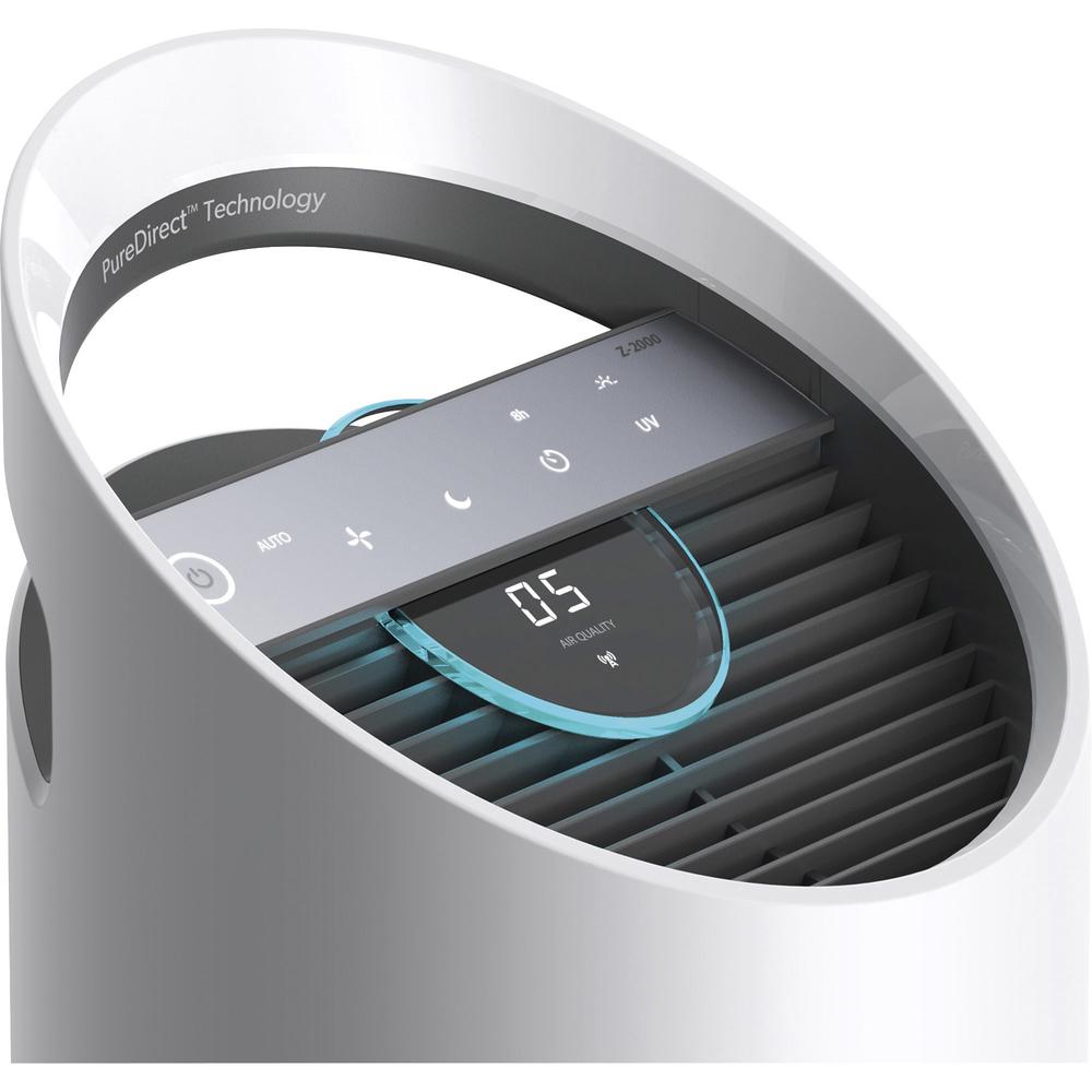 TruSens Air Purifiers with Air Quality Monitor - HEPA, Ultraviolet - 375 Sq. ft. - White. Picture 3