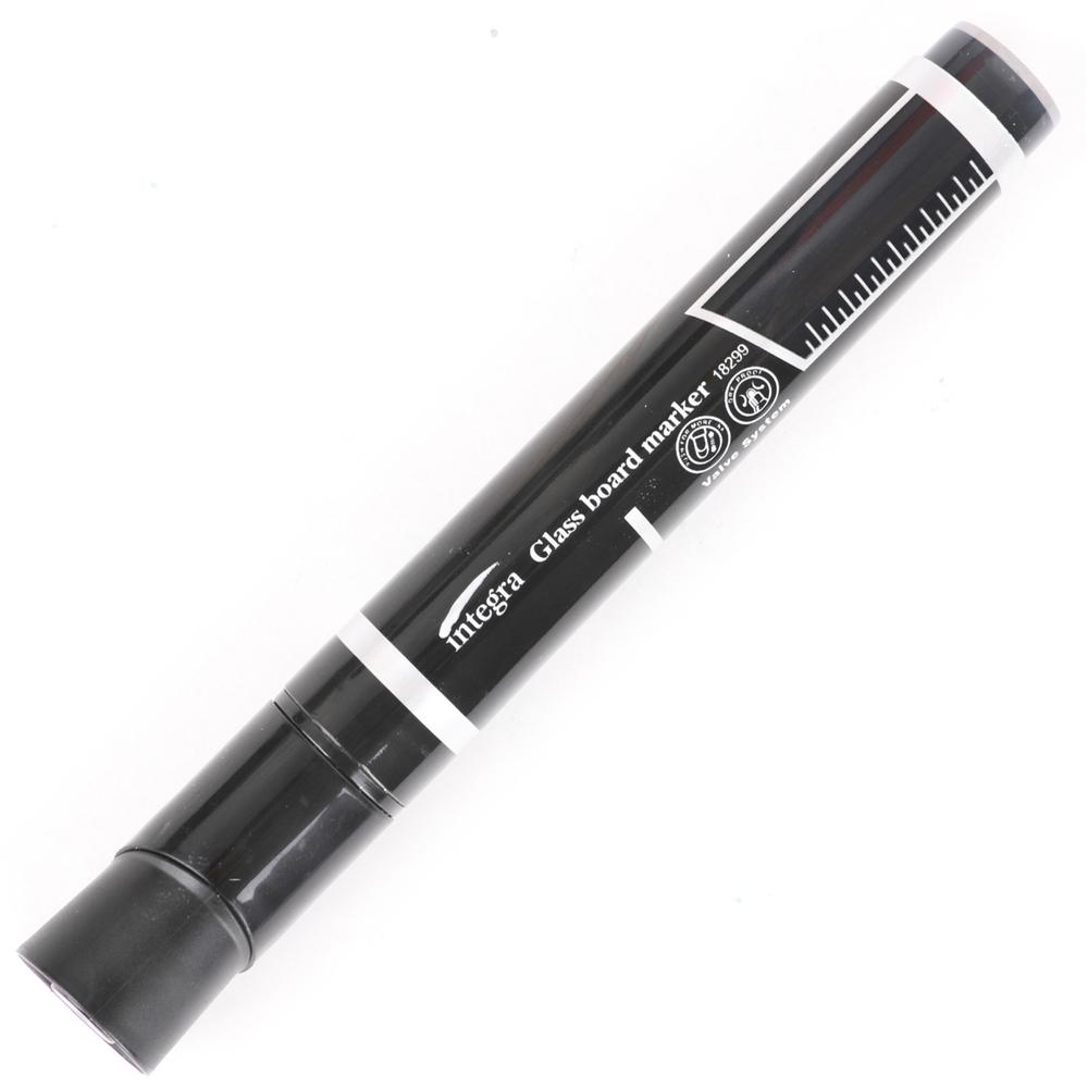 Integra Dry-Erase Markers - Black - 12 / Box. Picture 5