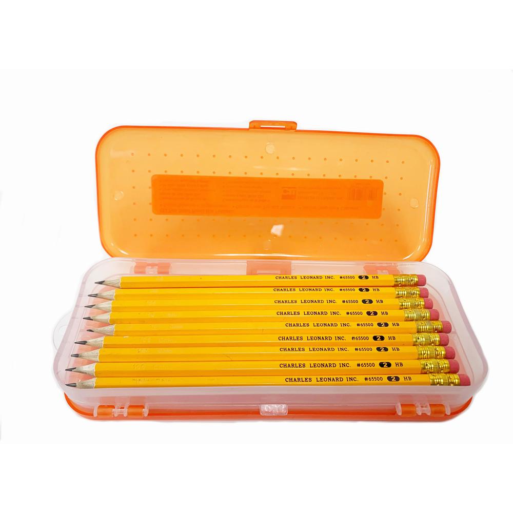 CLI Double-sided Pencil Boxes - 1.5" Height x 8.5" Width x 3.5" Depth - Double Sided - Assorted - 24 / Display Box. Picture 5