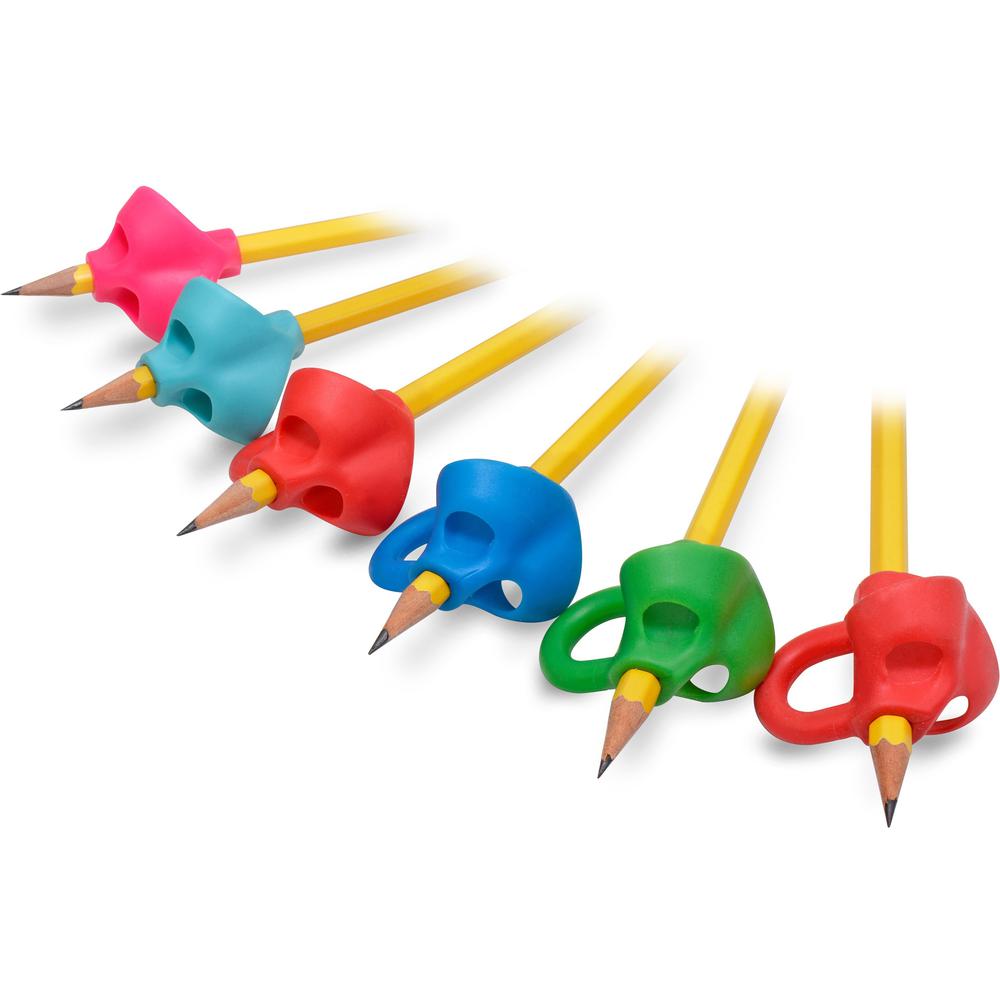 The Pencil Grip Ring Pencil Grip - Assorted - 6 / Pack. Picture 4