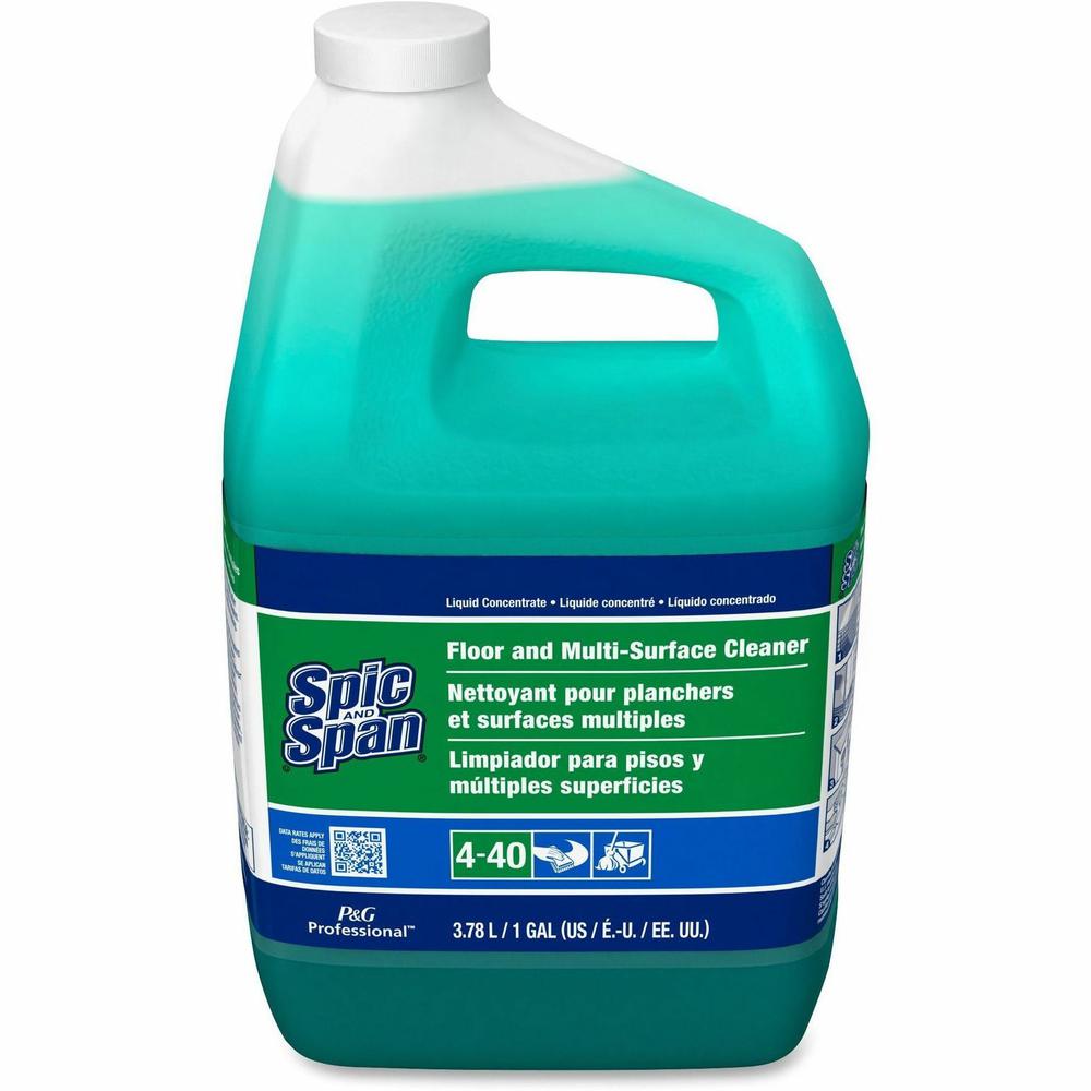 Spic and Span Floor and Multi-Surface Cleaner - Concentrate Liquid - 128 fl oz (4 quart) - 1 Each - Green. Picture 8