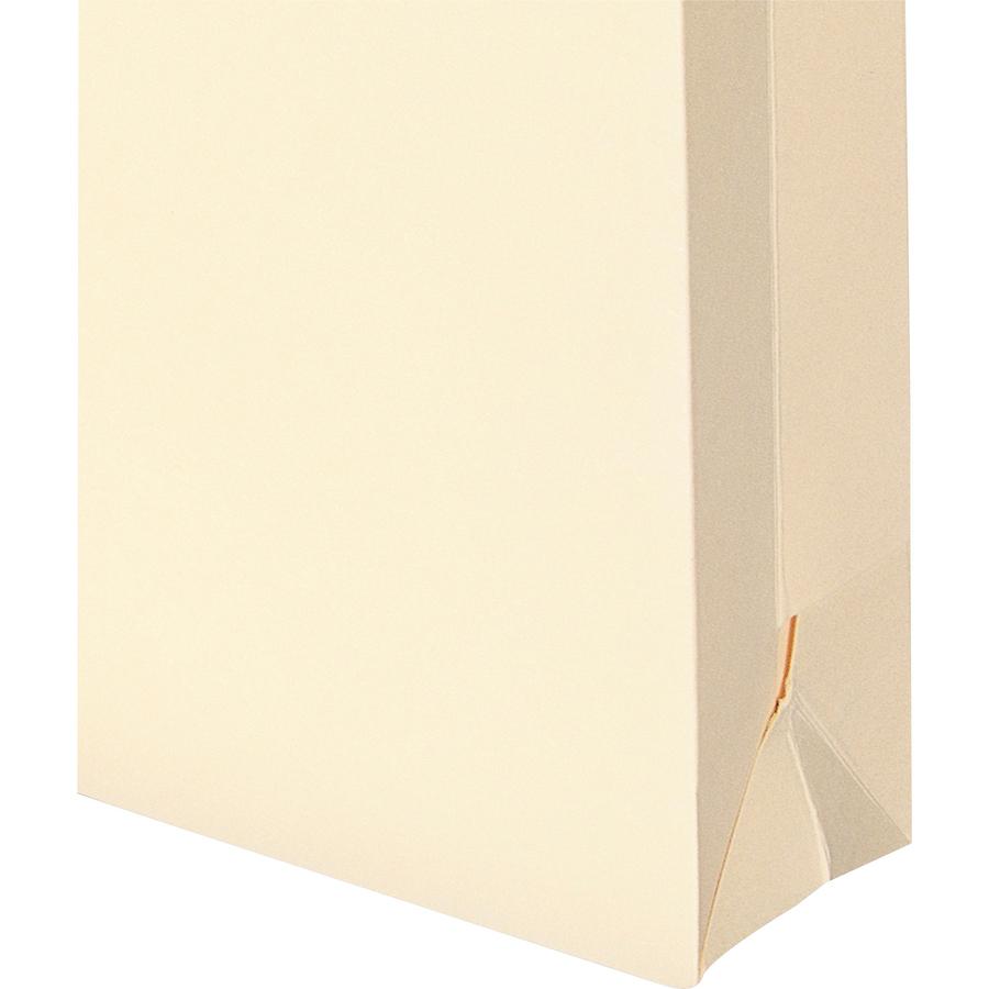 Smead Letter Recycled File Jacket - 8 1/2" x 11" - 2" Expansion - Manila - Manila - 10% Recycled - 50 / Box. Picture 9