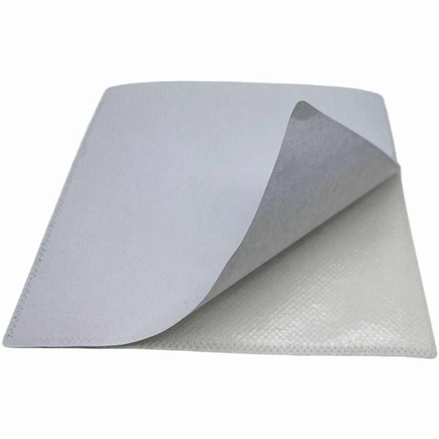 Compucessory Self-Adhesive Poly CD/DVD Holders - 1 x CD/DVD Capacity - White - Polypropylene - 50 / Pack. Picture 13