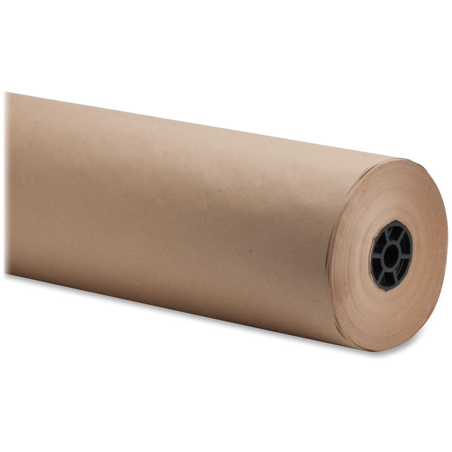 Sparco Bulk Kraft Wrapping Paper - 24" Width x 1050 ft Length - 1 Wrap(s) - Kraft - Brown - 1 / Box. Picture 6