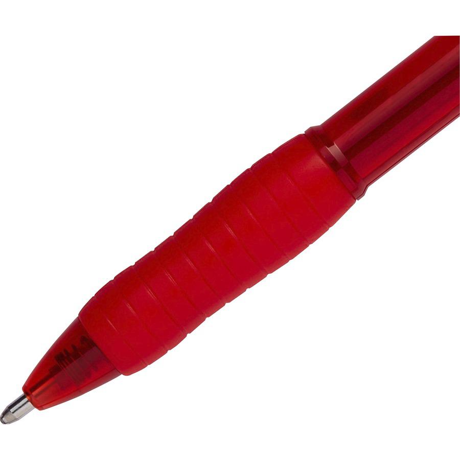 Paper Mate Profile Retractable Ballpoint Pens - Super Bold Pen Point - 1.4 mm Pen Point Size - Retractable - Red - Red Barrel - 1 Dozen. Picture 5