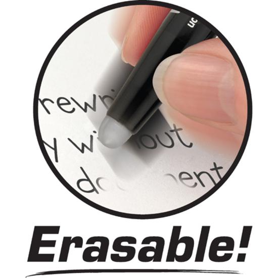 Pilot FriXion Ball Erasable Gel Pens - Fine Pen Point - 0.7 mm Pen Point Size - Red Gel-based Ink - Red Barrel - 1 Dozen. Picture 4