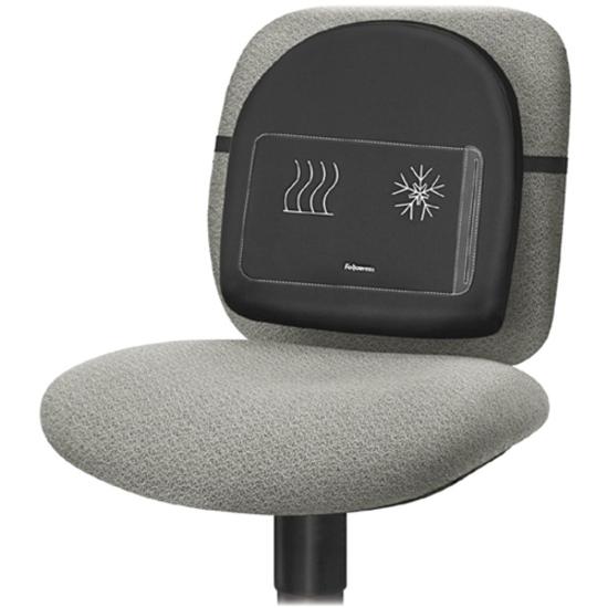 Fellowes Heat and Soothe Back Support - Strap Mount - Black. Picture 5