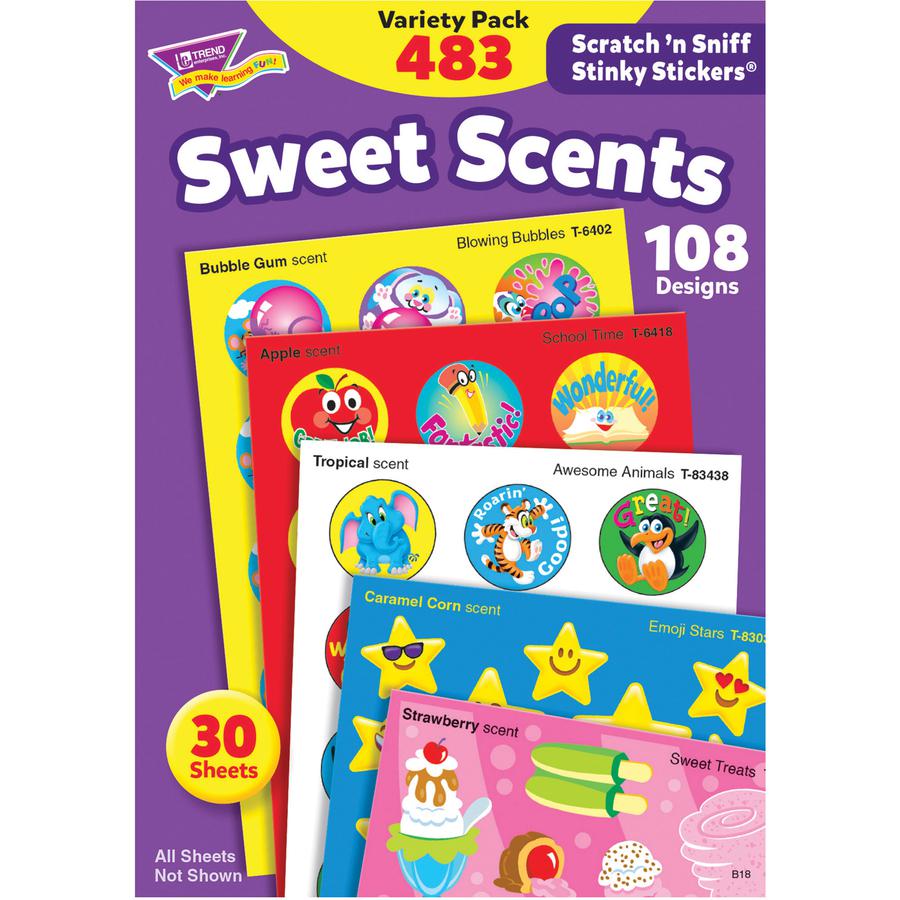 Trend Sweet Scents Stickers - Non-toxic, Acid-free - 480 / Pack. Picture 3