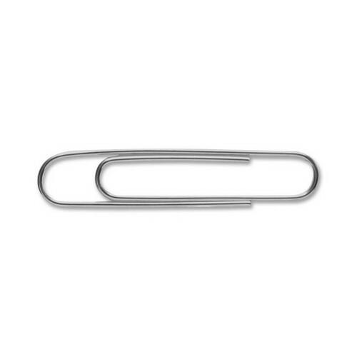 Business Source Paper Clips - Jumbo - 1000 / Pack - Silver - Steel. Picture 9