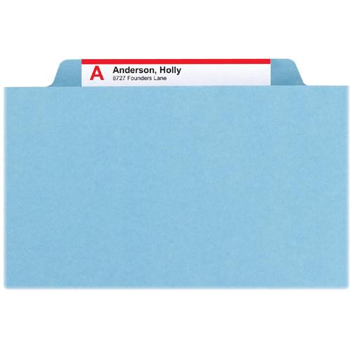 Smead 2/5 Tab Cut Letter Recycled Classification Folder - 8 1/2" x 11" - 2" Expansion - 6 x 2K Fastener(s) - 1" Fastener Capacity, 2" Fastener Capacity - Top Tab Location - Right of Center Tab Positio. Picture 8