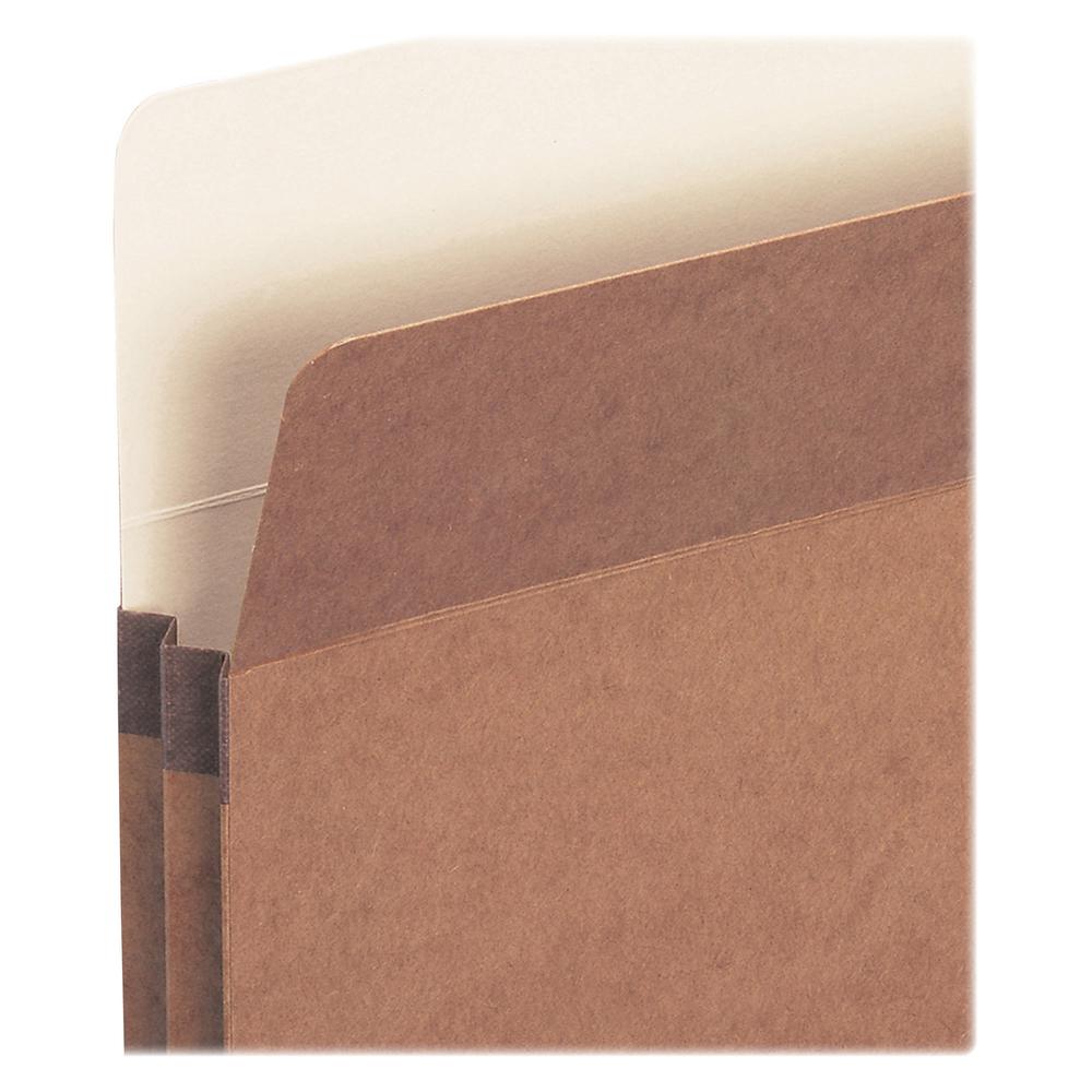 Business Source Straight Tab Cut Legal Recycled File Pocket - 8 1/2" x 14" - 1 3/4" Expansion - Redrope - Redrope - 30% Recycled - 25 / Box. Picture 6