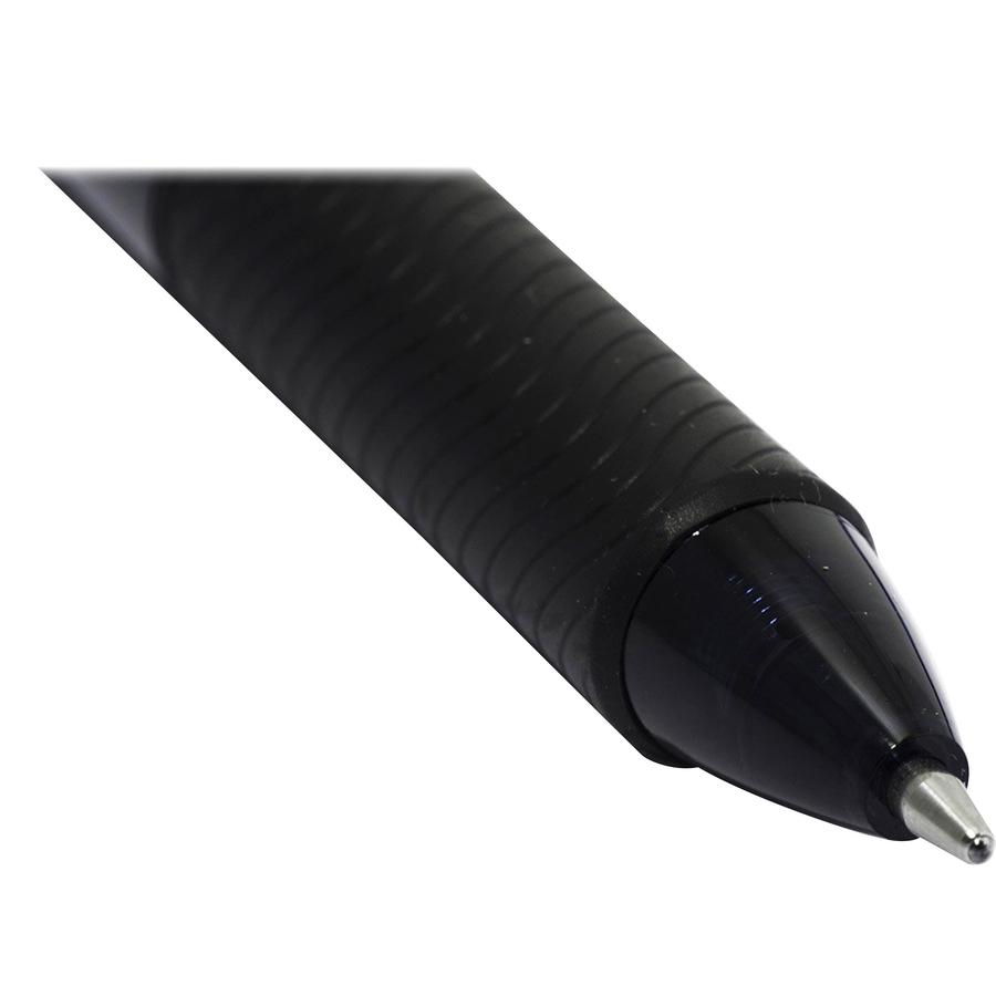 Pentel EnerGel-X Retractable Gel Pens - Fine Pen Point - 0.5 mm Pen Point Size - Needle Pen Point Style - Refillable - Retractable - Black Gel-based Ink - Black Barrel - 1 Dozen. Picture 2