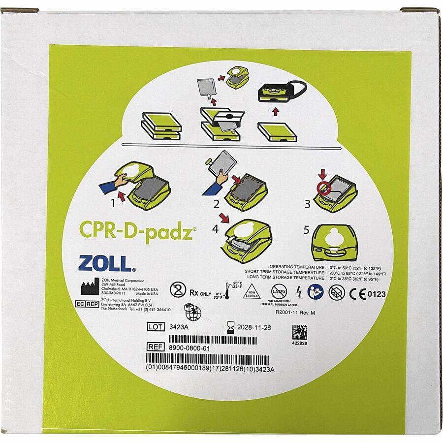 ZOLL Medical AED Plus Defibrillator 1-piece Electrode Pad - 1 Each. Picture 6