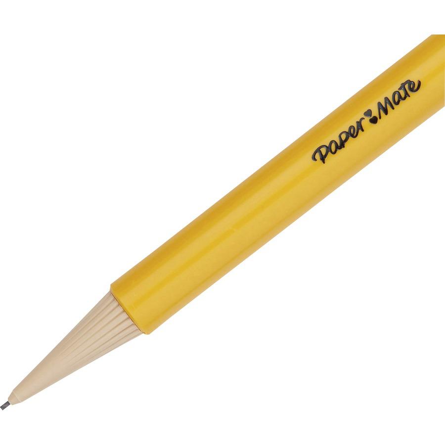 Paper Mate Sharpwriter Mechanical Pencil - #2 Lead - 0.7 mm Lead Diameter - Goldenrod Barrel - 12 / Dozen. Picture 4