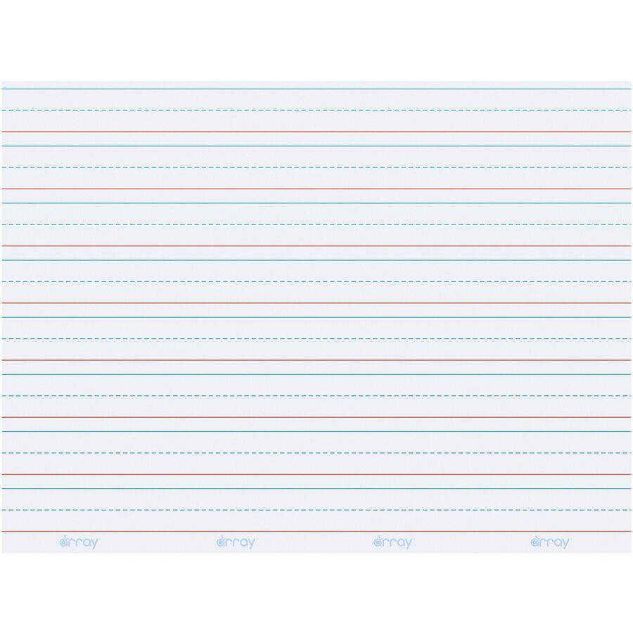 GoWrite! Dry Erase Learning Board - Dry-erase, Two-Sided, 3/4" Rule/Plain - 11" Width x 8.25" Height - White Surface - Rectangle - No - 30 / Pack. Picture 11