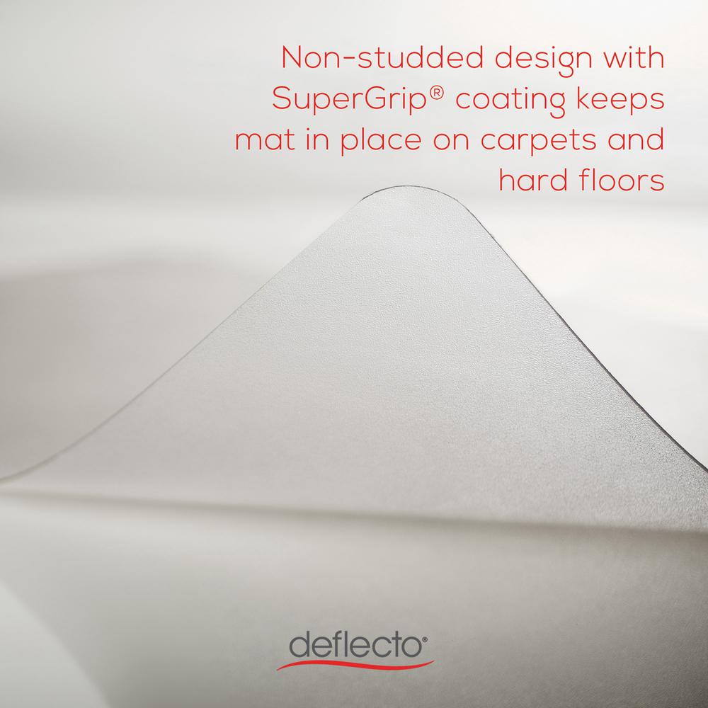 Deflecto DuoMat Multi-surface Chairmat - Carpet, Hard Floor - 60" Length x 46" Width - Rectangular - Classic - Clear - 1Each. Picture 11