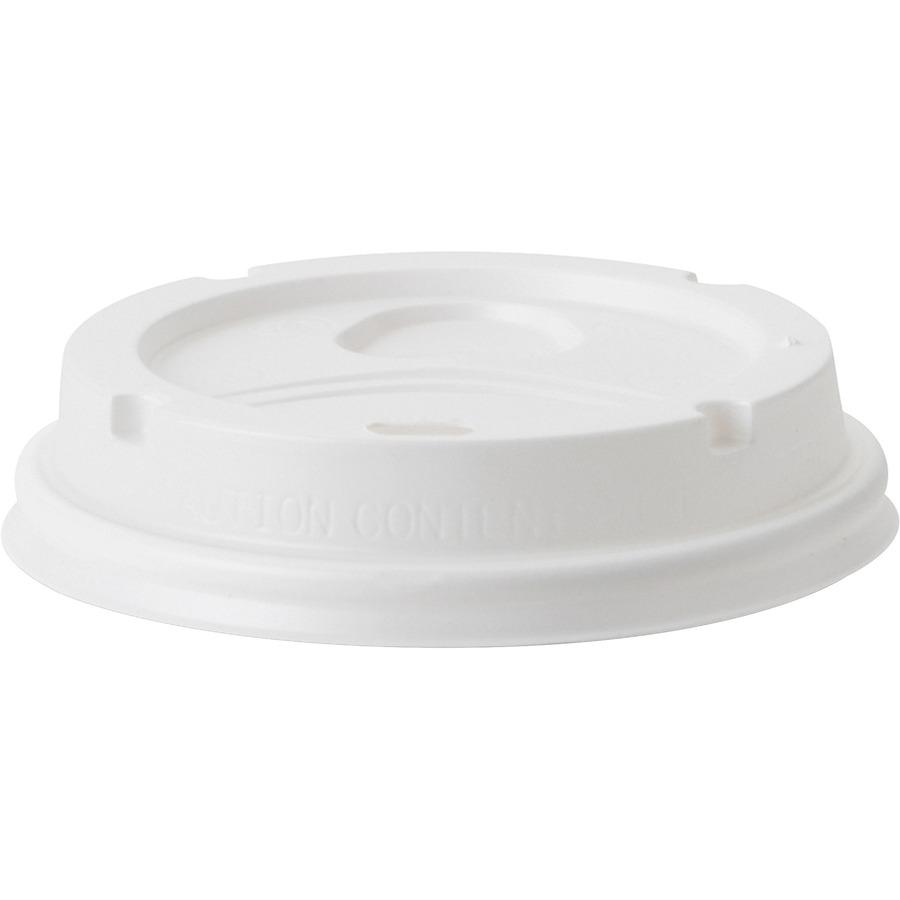 Dixie PerfecTouch 12 oz Hot Coffee Cup and Lid Sets by GP Pro - 50 / Pack - 6 / Carton - White - Paper - Hot Drink, Coffee, Beverage. Picture 12