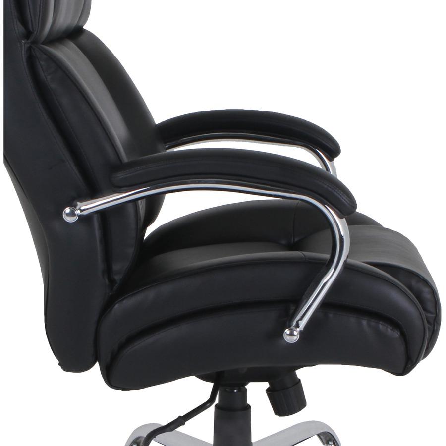 Lorell Big & Tall Chair with UltraCoil Comfort - Black - 1 Each. Picture 15
