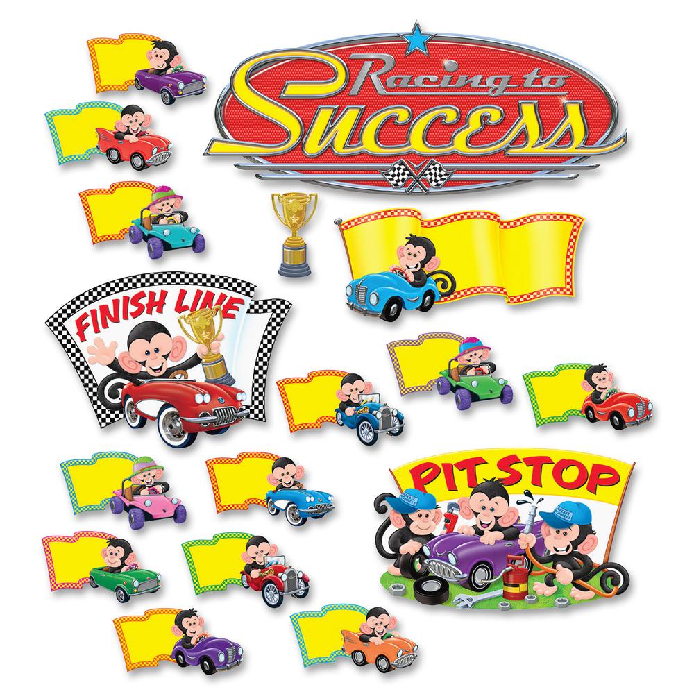 Trend Monkey Racing To Success Bulletin Board Set - 1 Set. Picture 5
