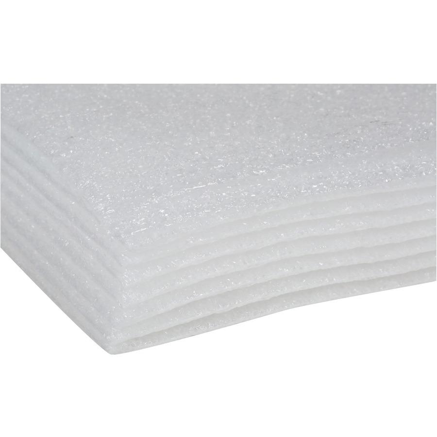 Duck Brand Packing Wrap - 12" Width x 12" Length - Non-abrasive - Foam - Clear - 1 / Pack. Picture 6