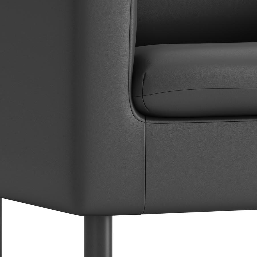 HON Parkwyn Club Chair - 33" x 26.8"29" - Material: Polyurethane - Finish: Black. Picture 7