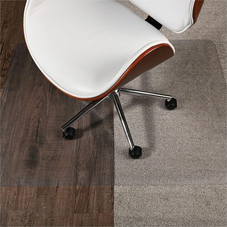 Deflecto SuperGrip Multi-surface Chair Mat - Hard Floor, Carpet - 48" Length x 36" Width x 0.370" Thickness - Vinyl - Clear - 1Each. Picture 14
