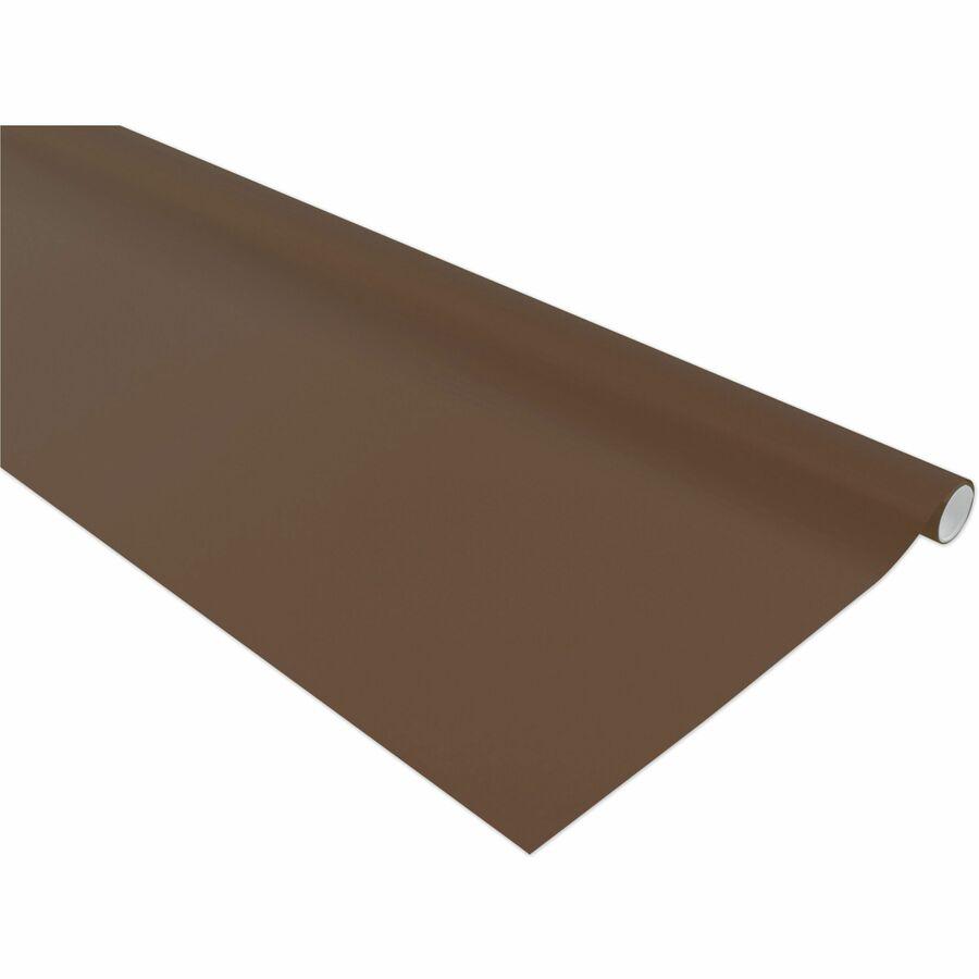 Fadeless Bulletin Board Art Paper - ClassRoom Project, Home Project, Office Project - 48"Width x 50 ftLength - 1 / Roll - Brown. Picture 4