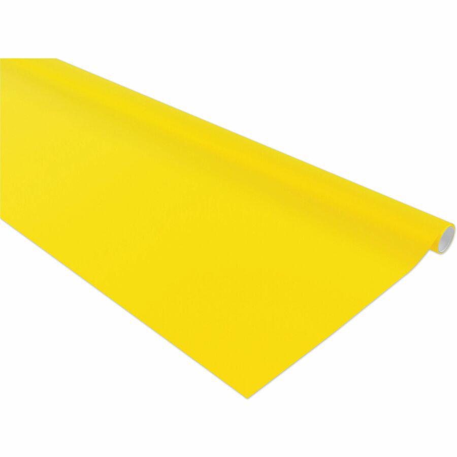 Fadeless Bulletin Board Art Paper - ClassRoom Project, Home Project, Office Project - 48"Width x 50 ftLength - 1 / Roll - Canary. Picture 5