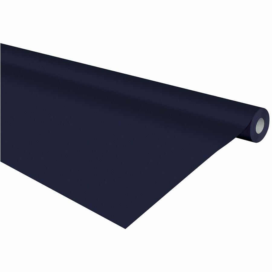 Fadeless Bulletin Board Art Paper - ClassRoom Project, Home Project, Office Project - 3"Height x 48"Width x 50 ftLength - 1 / Roll - Rich Blue. Picture 4