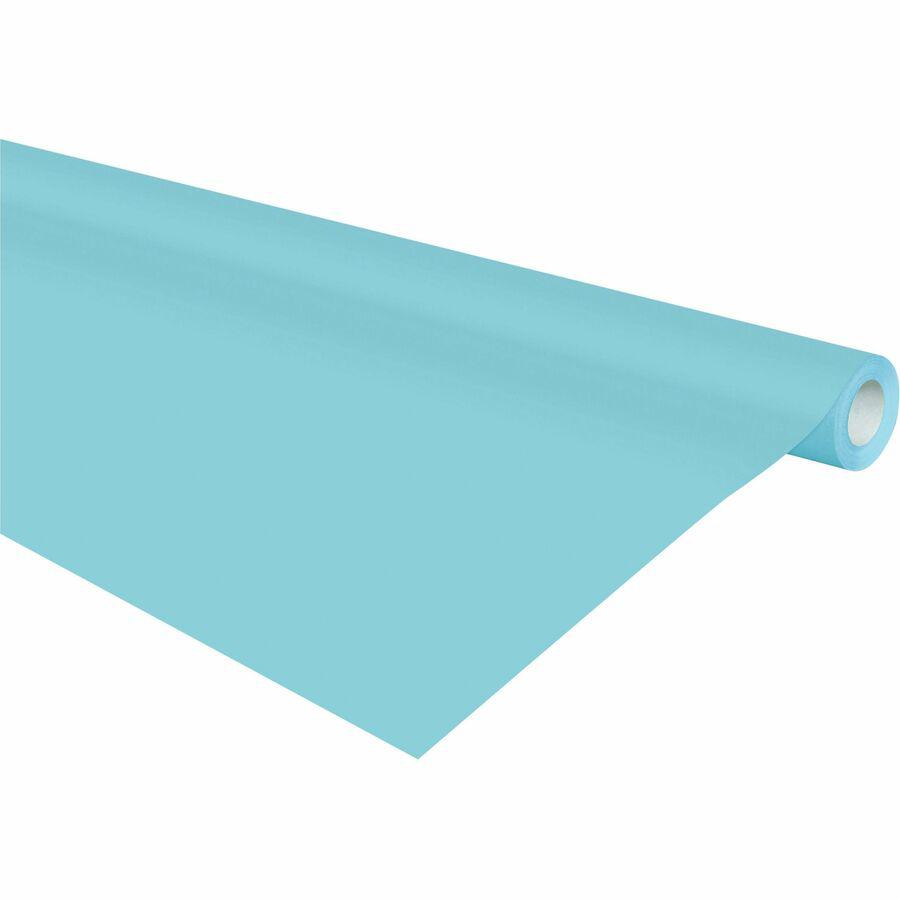 Fadeless Bulletin Board Art Paper - ClassRoom Project, Home Project, Office Project - 48"Width x 50 ftLength - 1 / Roll - Light Blue. Picture 5