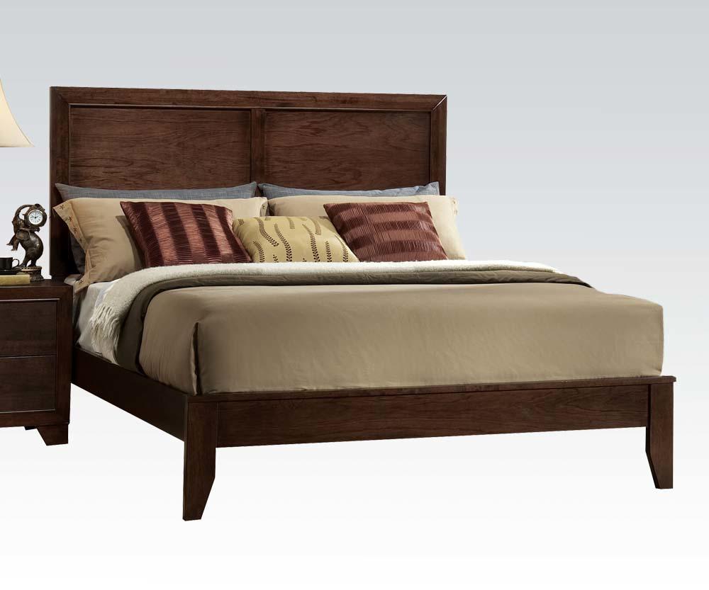 Madison Eastern King Bed, Espresso (1Set/2Ctn). Picture 1