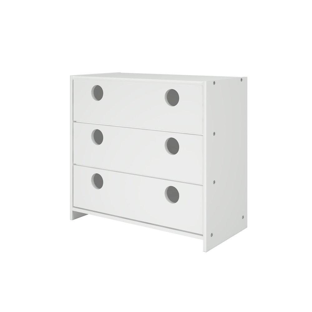 Circles 3 Drawer Chest (Rta). Picture 1