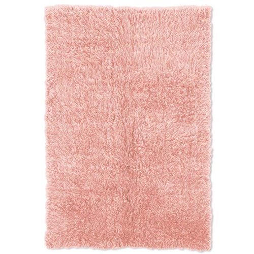 New Flokati 1400grams Pastel Pink  5 x 8 Rug. The main picture.